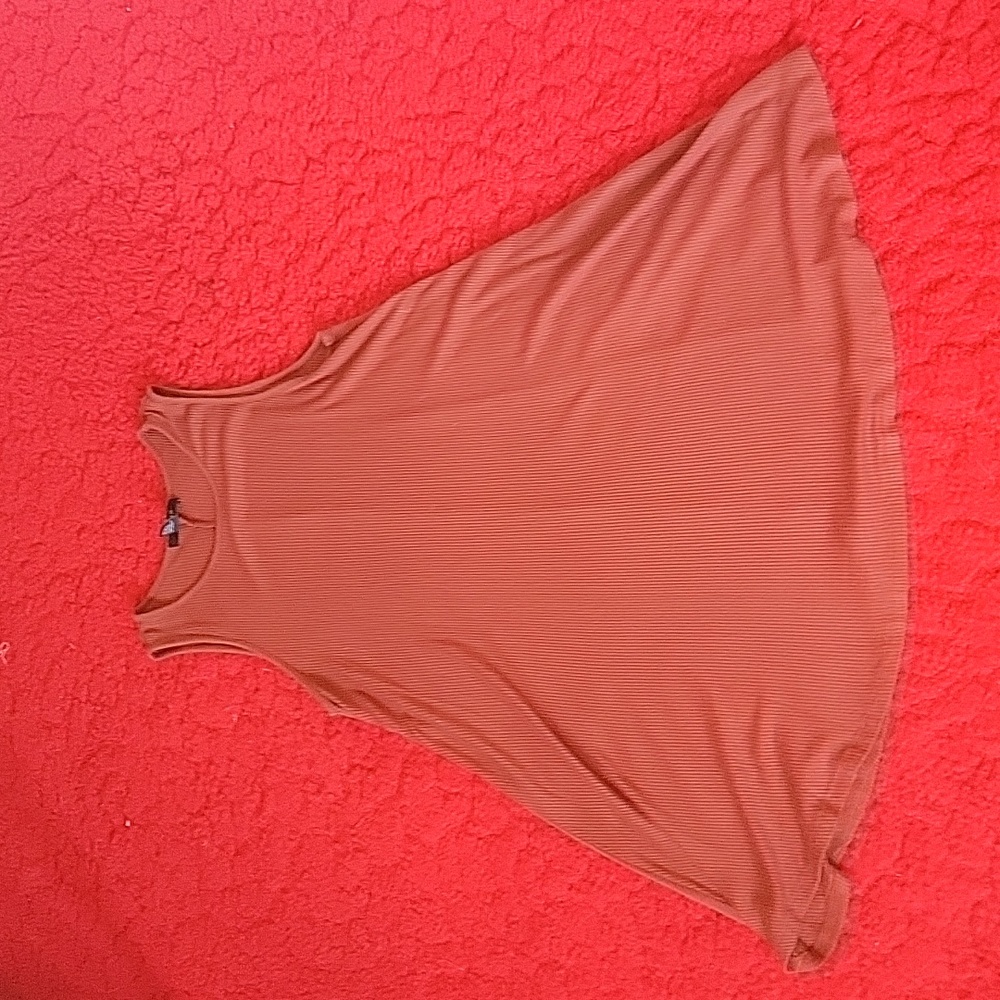 Brand: Forever 21. Size: M. Color: dark orange.